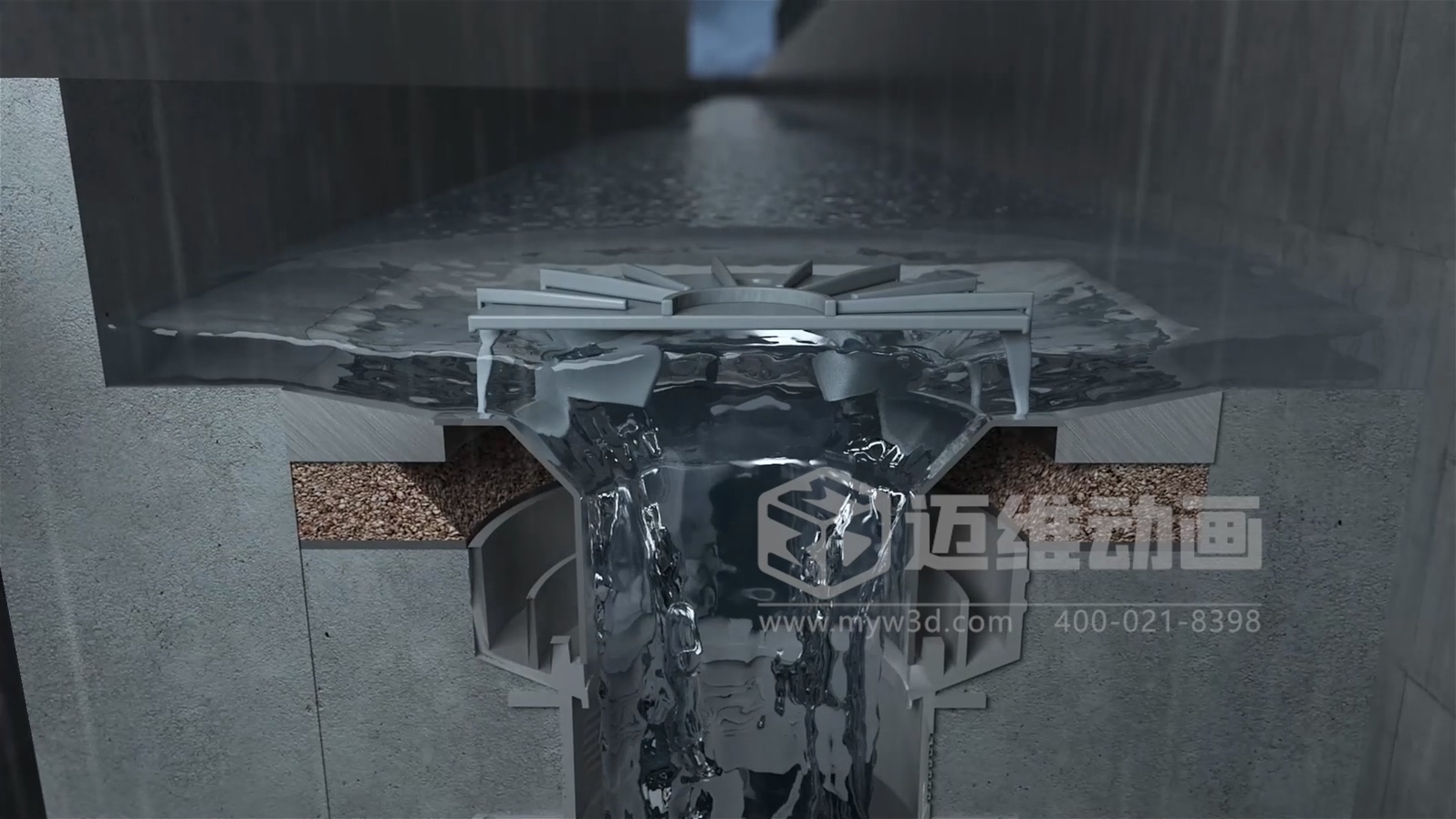 傳統(tǒng)營銷已 Out！三維動畫助力虹吸雨水管道系統(tǒng)強勢出圈，秒變吸睛爆款(圖2)