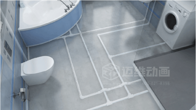 三維動畫如何重塑管道行業(yè)營銷格局？深度解析家裝管材3D可視化傳播利器(圖6)